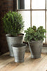 Metal Planters with Copper Finish - Set of 3