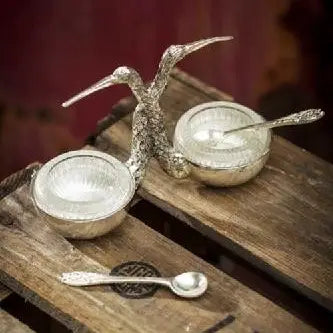 Vagabond Vintage Stork Salt + Pepper Cellar - Thumbnail 2