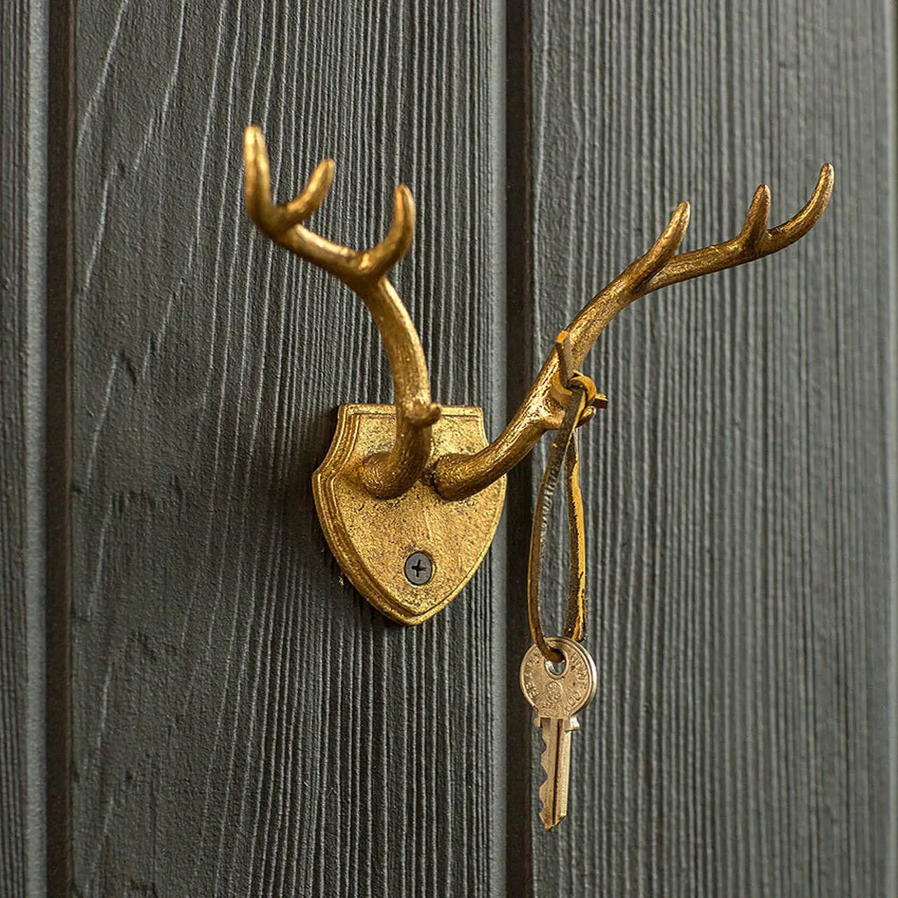 Vagabond Vintage Cast Iron Antler Hook