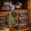 Iron Candle Holder Magnifier