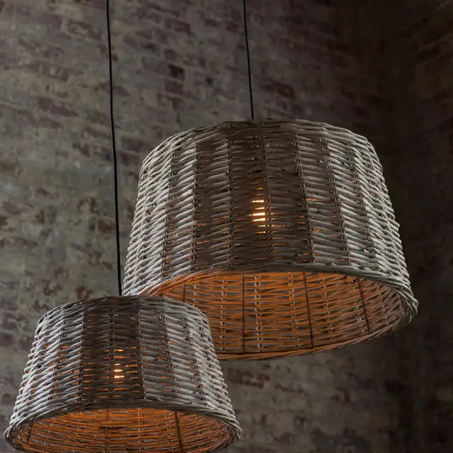Vagabond Vintage Handwoven Pendant Shade - Thumbnail 2