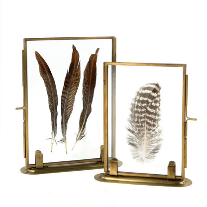 Solid Brass Frame with Stand
