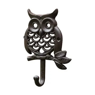 Cast Iron Owl Hook
