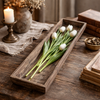 Old Wood Long Tray