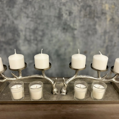 Iron Twig Candle Holder