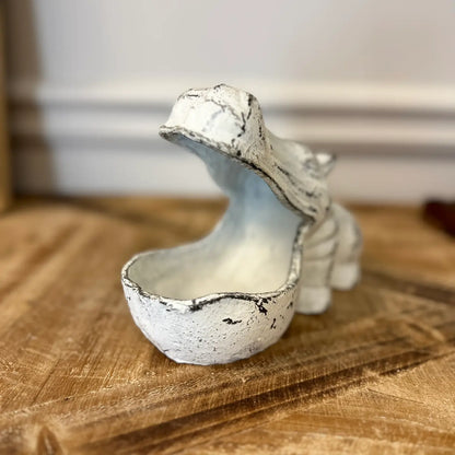 Cast Iron Hippo Storage Box