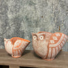 CEMENT OWL PLANTER